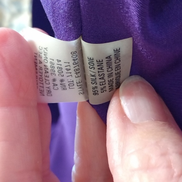 Elie Tahari Silk Satin Wrap Trench Coat size L - Picture 4 of 9